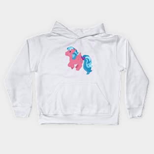 Dark Pink Pegasus Kids Hoodie